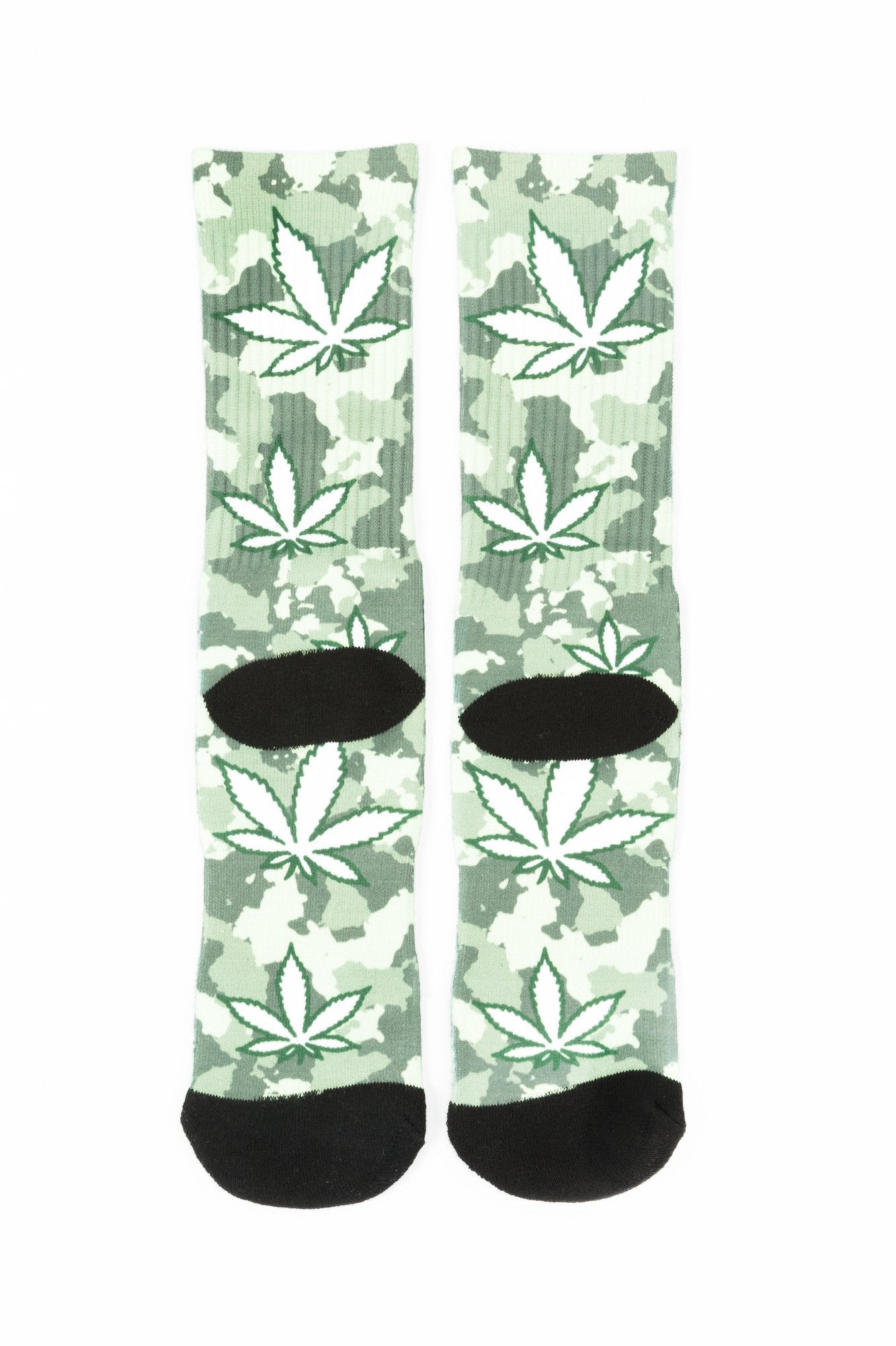 Guys Mary Jane Camouflage Print Socks