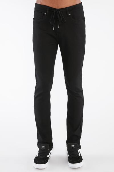 West49 Guys Skinny Bull Denim Black Pants