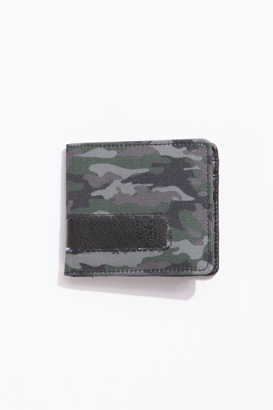 Zoo York Guys Camouflage Canvas Stripe Bifold Wallet