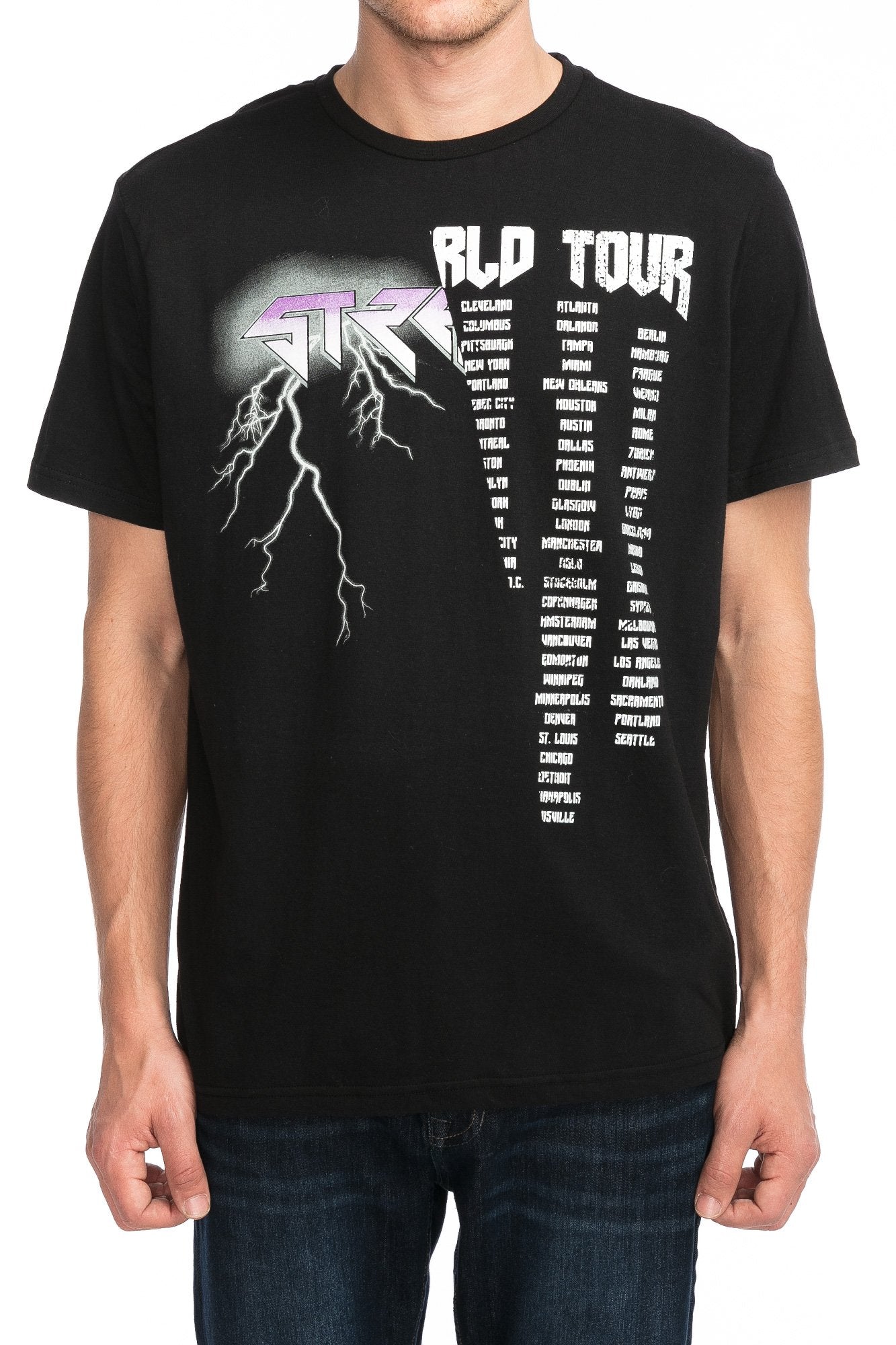 Guys World Tour Split Graphic Tee