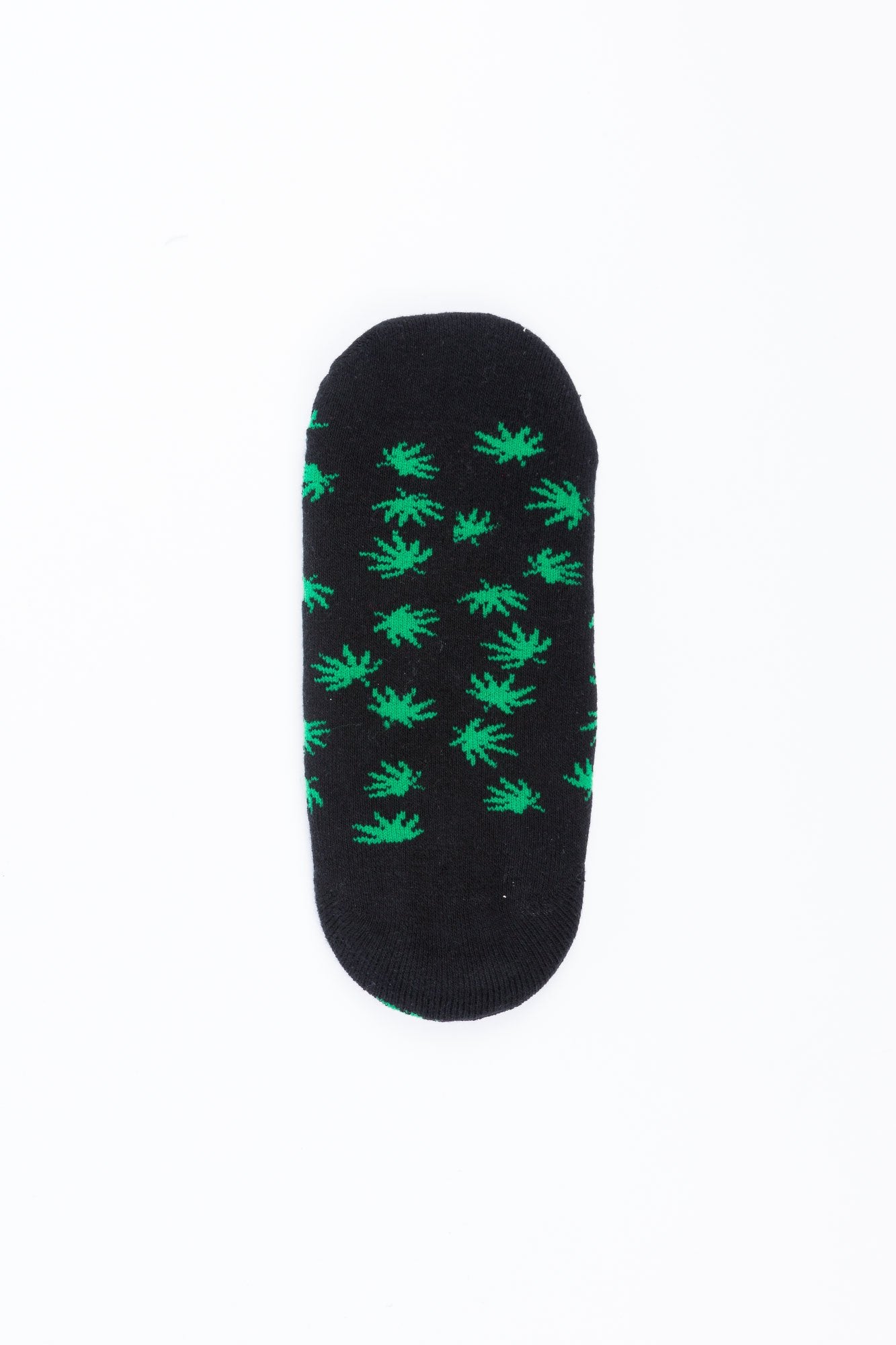 Guys Canabis Print Liner Socks