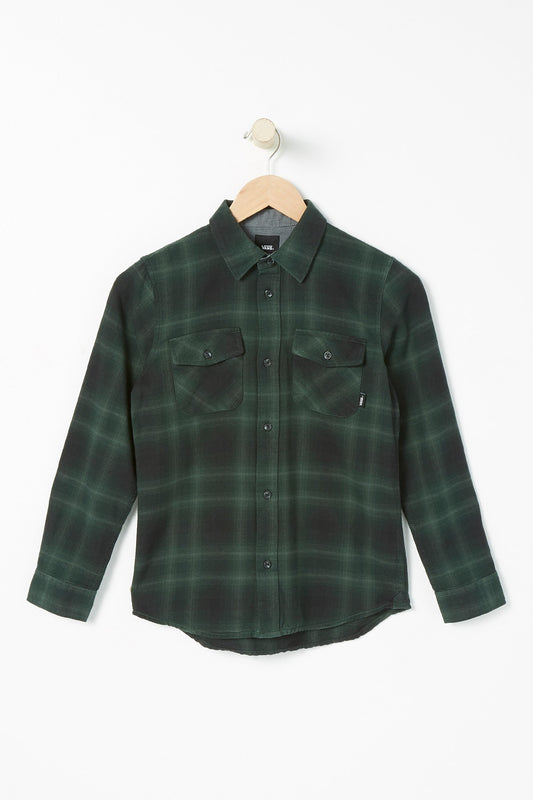 Vans Youth Monterey Long Sleeve Flannel Shirt