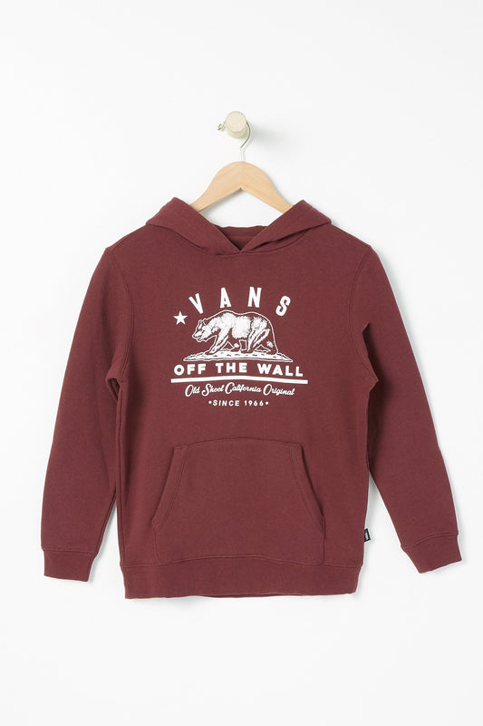 Vans Youth Old Skool Cali Bear Graphic Popover Hoodie