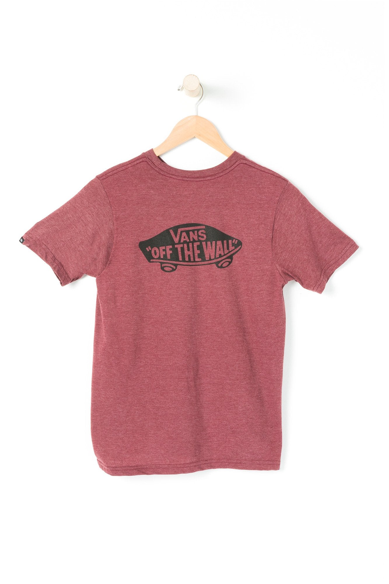 Vans Youth Burgundy Classic Off The Wall Tee