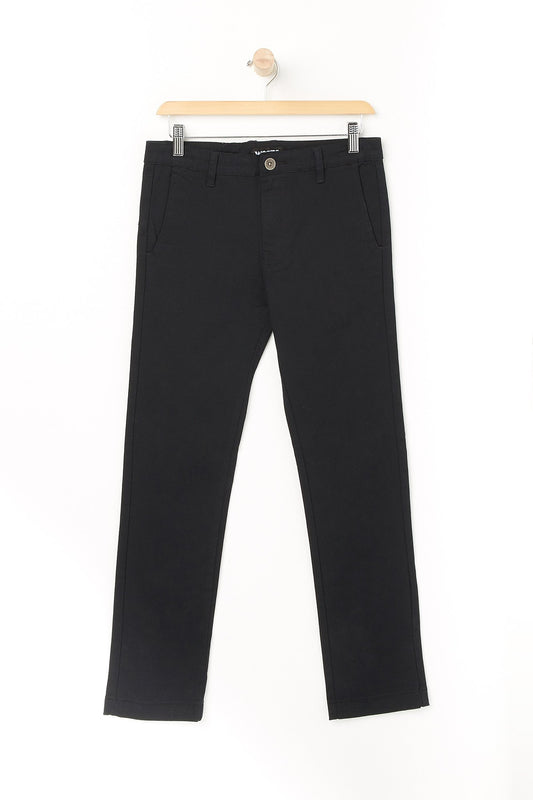 West49 Youth Twill Black Chino Pants