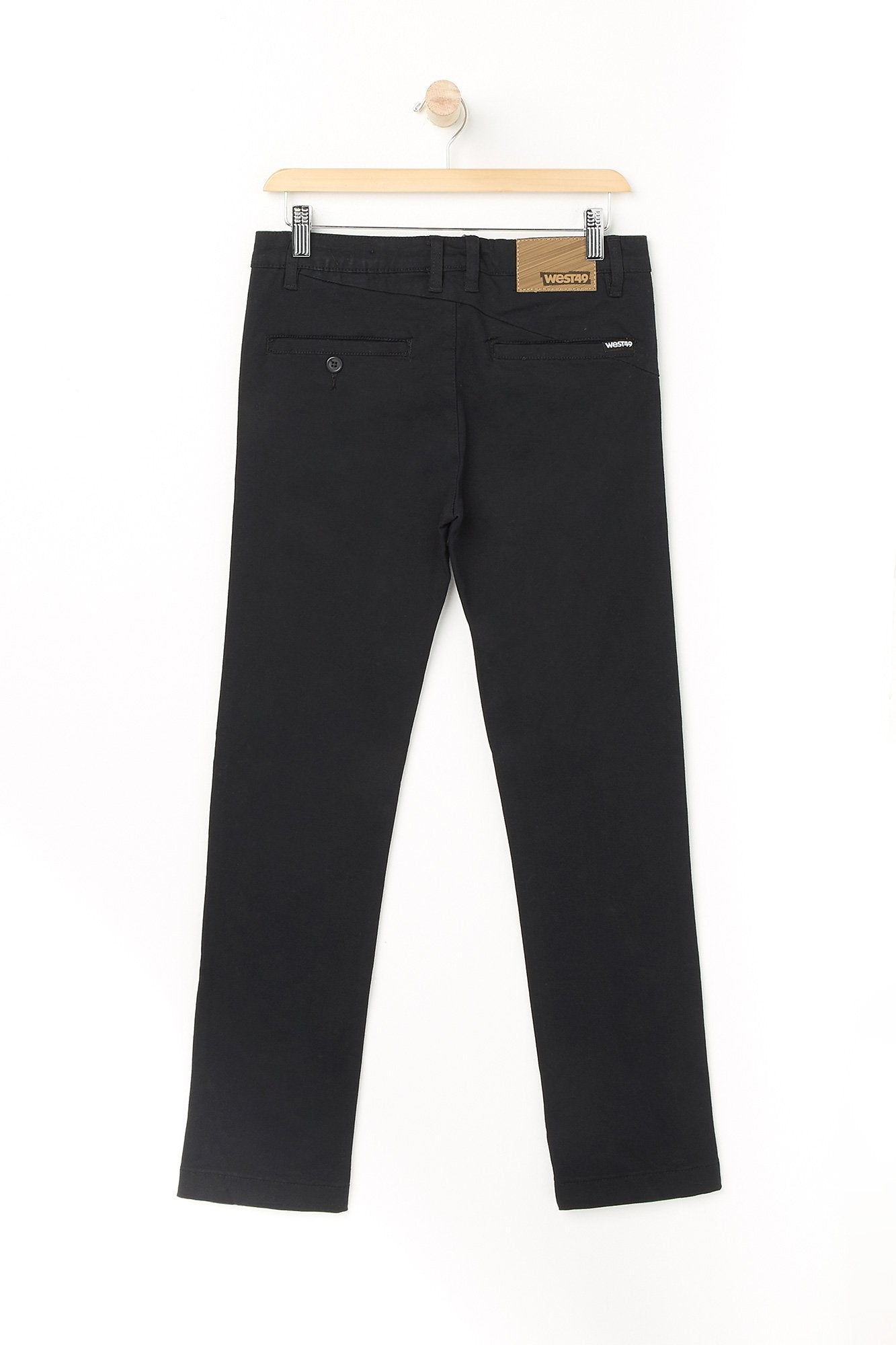 West49 Youth Twill Black Chino Pants