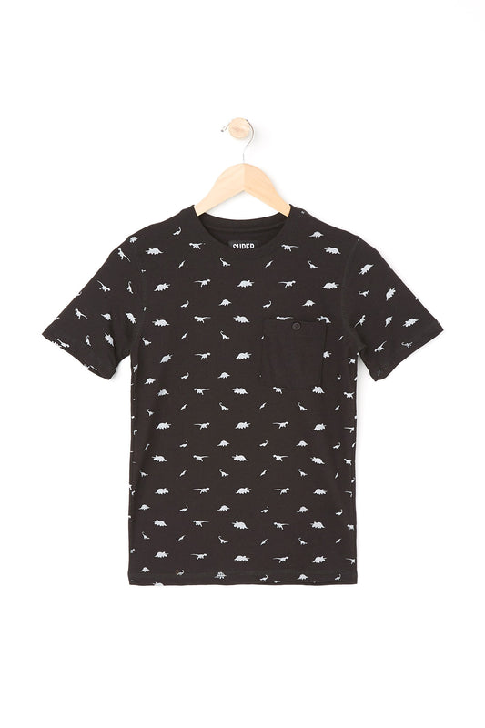Super Massive Youth Dino Graphic Crewneck Tee