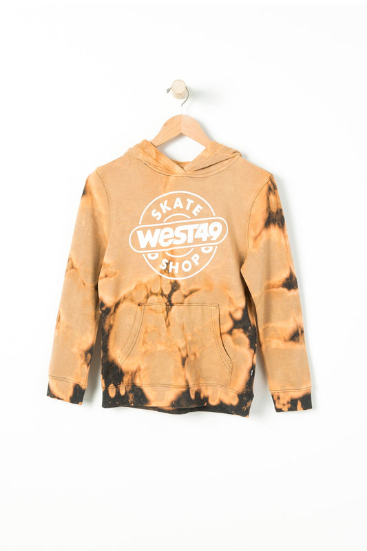 West49 Youth Bleach Circle Logo Popover Hoodie