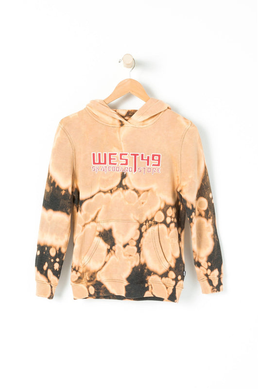 West49 Youth Bleach Red Logo Popover Hoodie