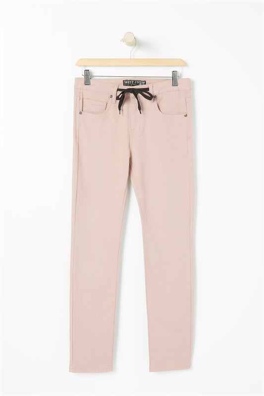West49 Youth Pink Bull Denim Skinny Pants