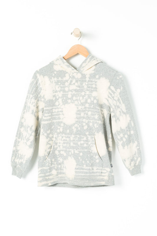 West49 Youth Grey Bleach Print Hoodie