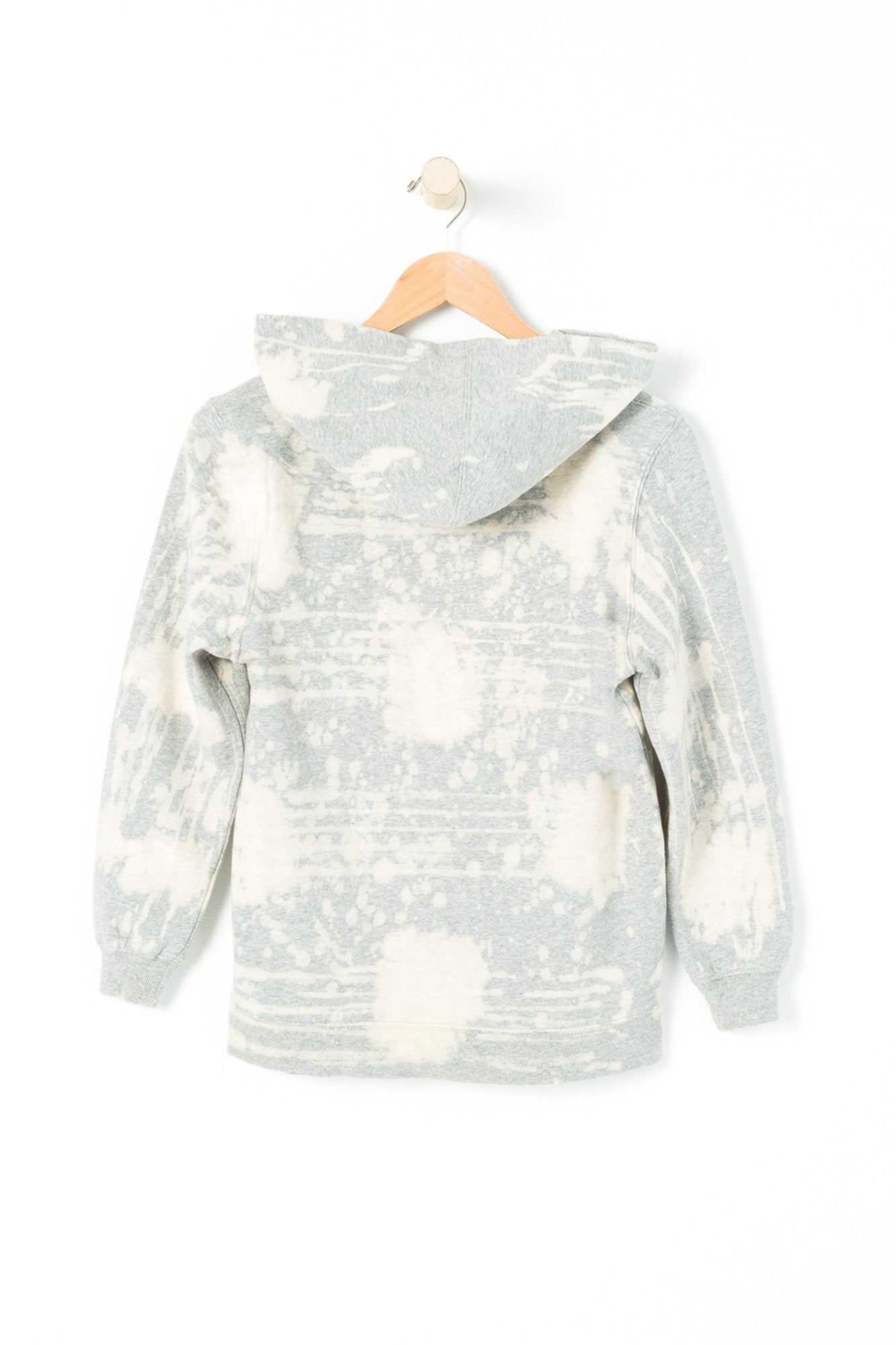 West49 Youth Grey Bleach Print Hoodie
