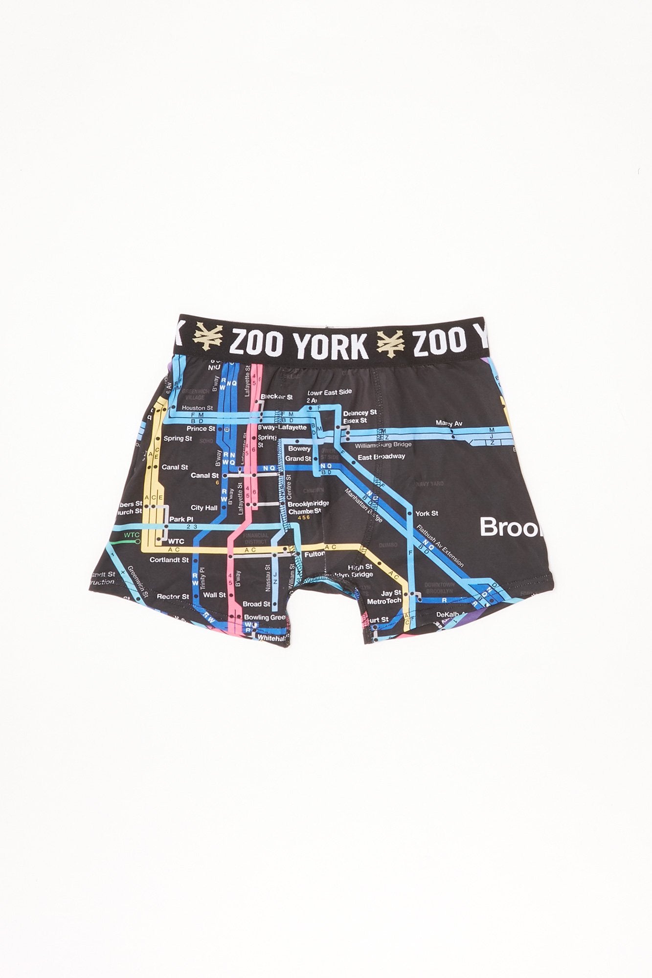 Zoo York Youth Subway Map Print Boxers