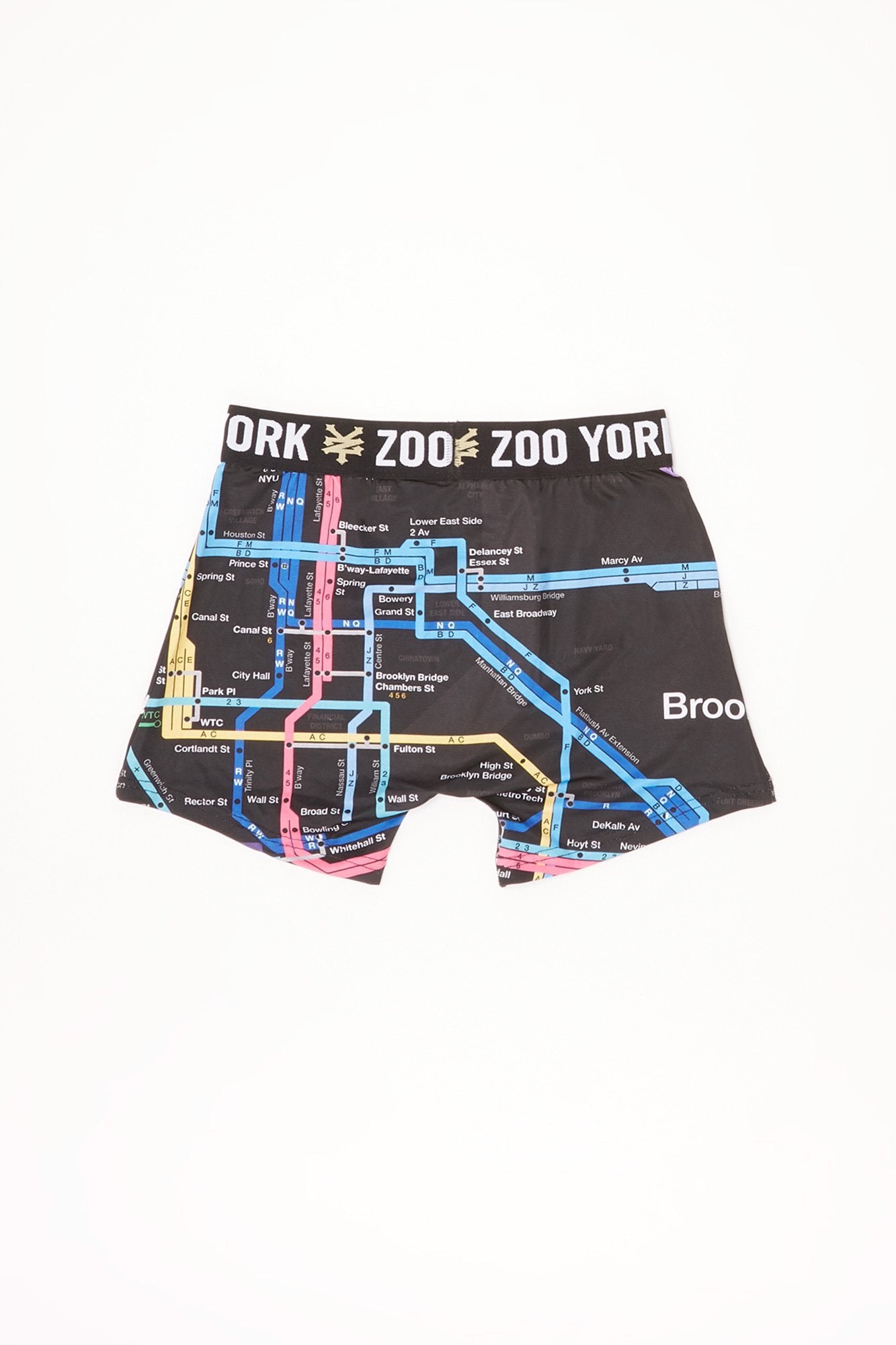 Zoo York Youth Subway Map Print Boxers