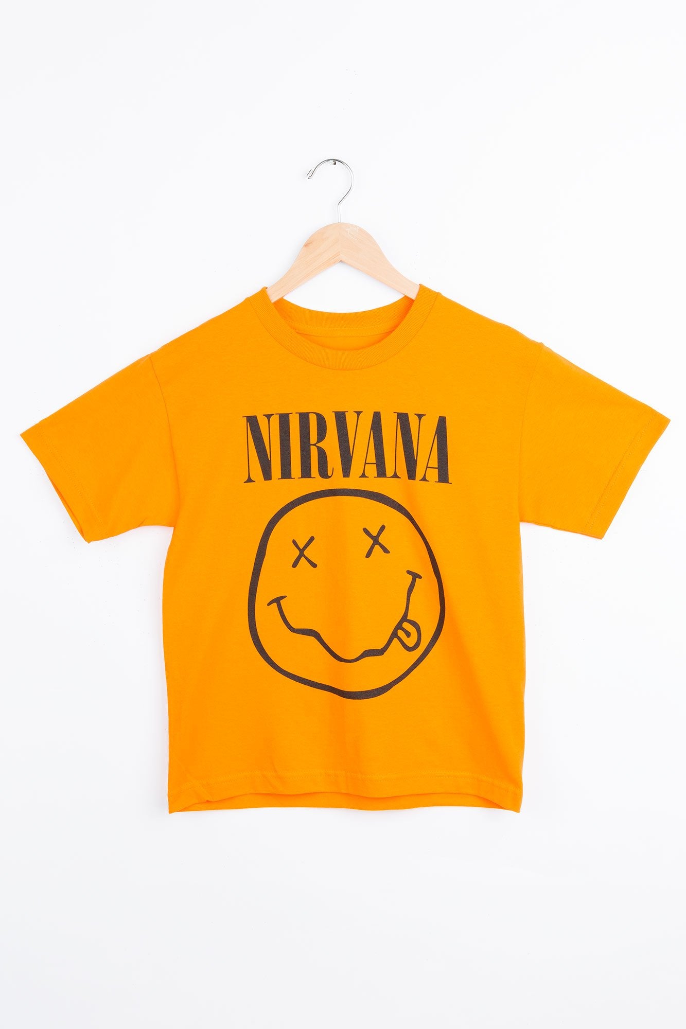 Youth Nirvana Orange Graphic Tee