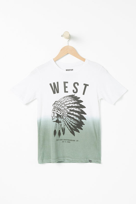 West49 Youth Bleach Split Tee