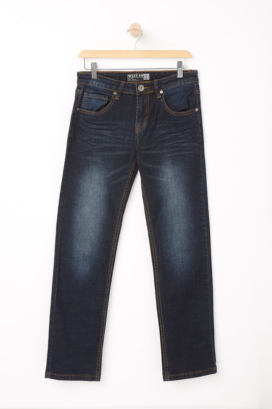 West49 Youth Dark Blue Slim Fit Jeans