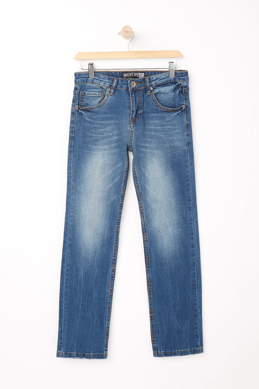 West49 Youth Denim Blue Slim Fit Jeans
