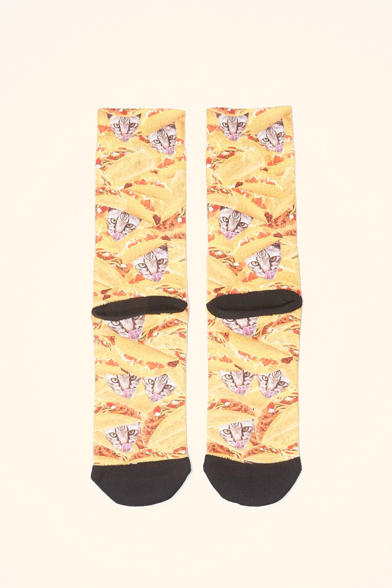 Zoo York Youth Taco and Cat Print Socks