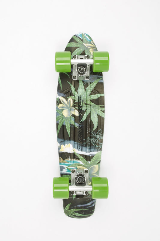 Grand Gopher Weed Leaf Green Wheel 22" Cruiser